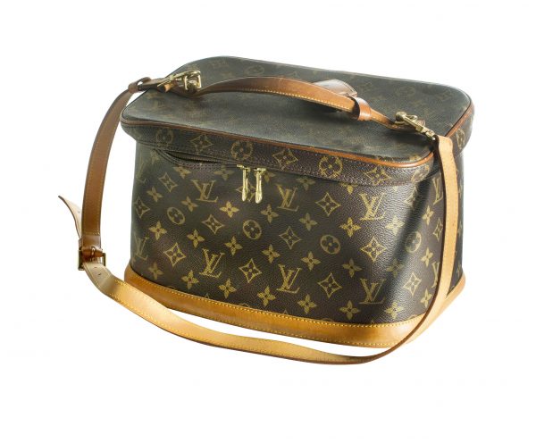 French Louis Vuitton cosmetic travel case