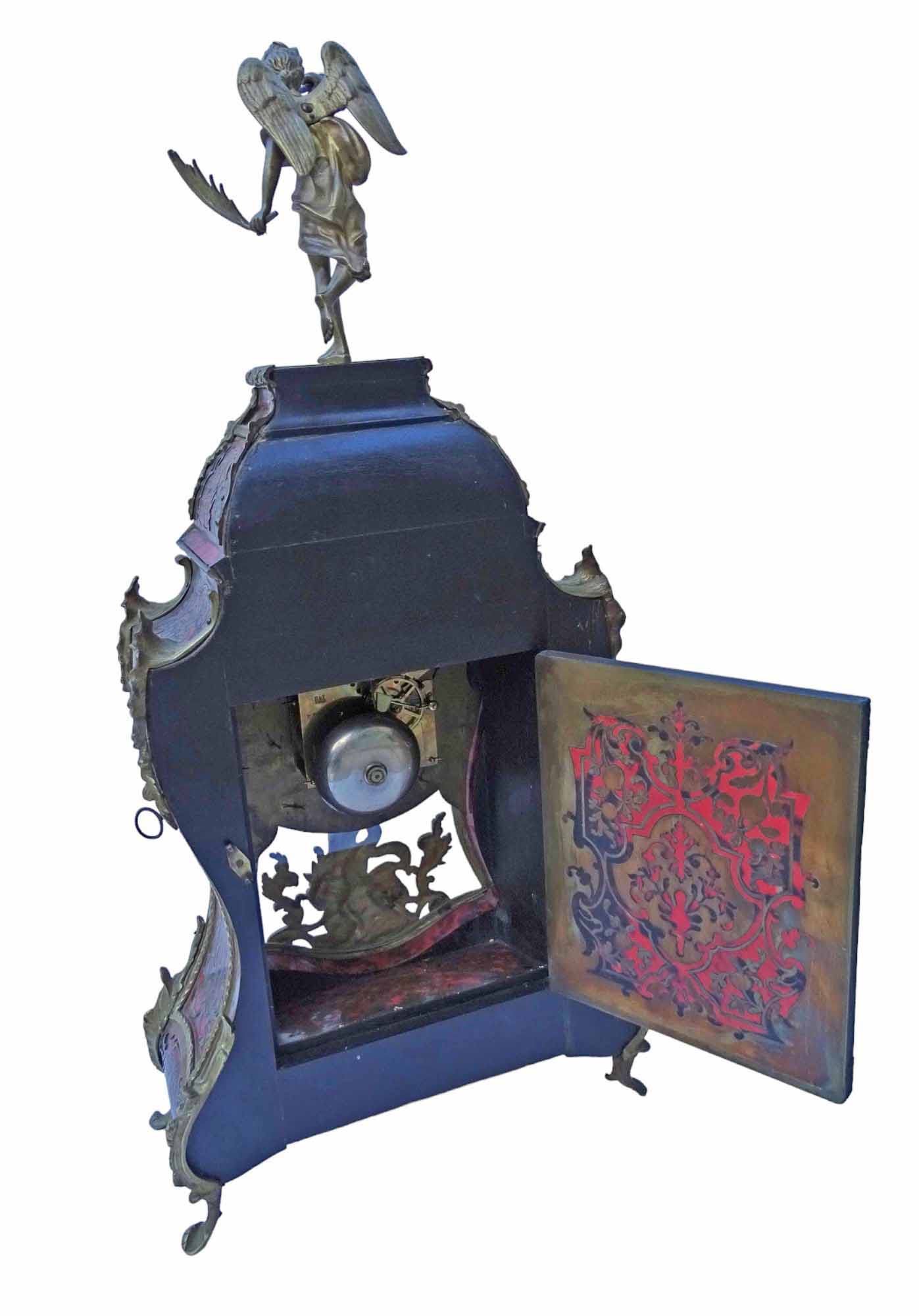 Victorian French Boulle Clock. Chines On A Bell | eBay